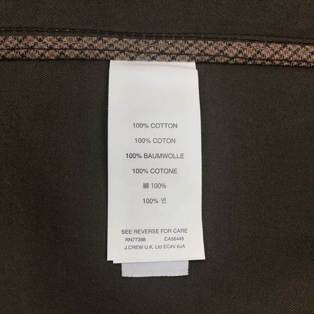 J. Crew 100% Cotton Women’s Jacket - XS/S - Picture 13 of 17